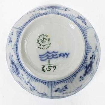 Royal Copenhagen, servisdelar, 6 st, "Musselmalet", Danmark.