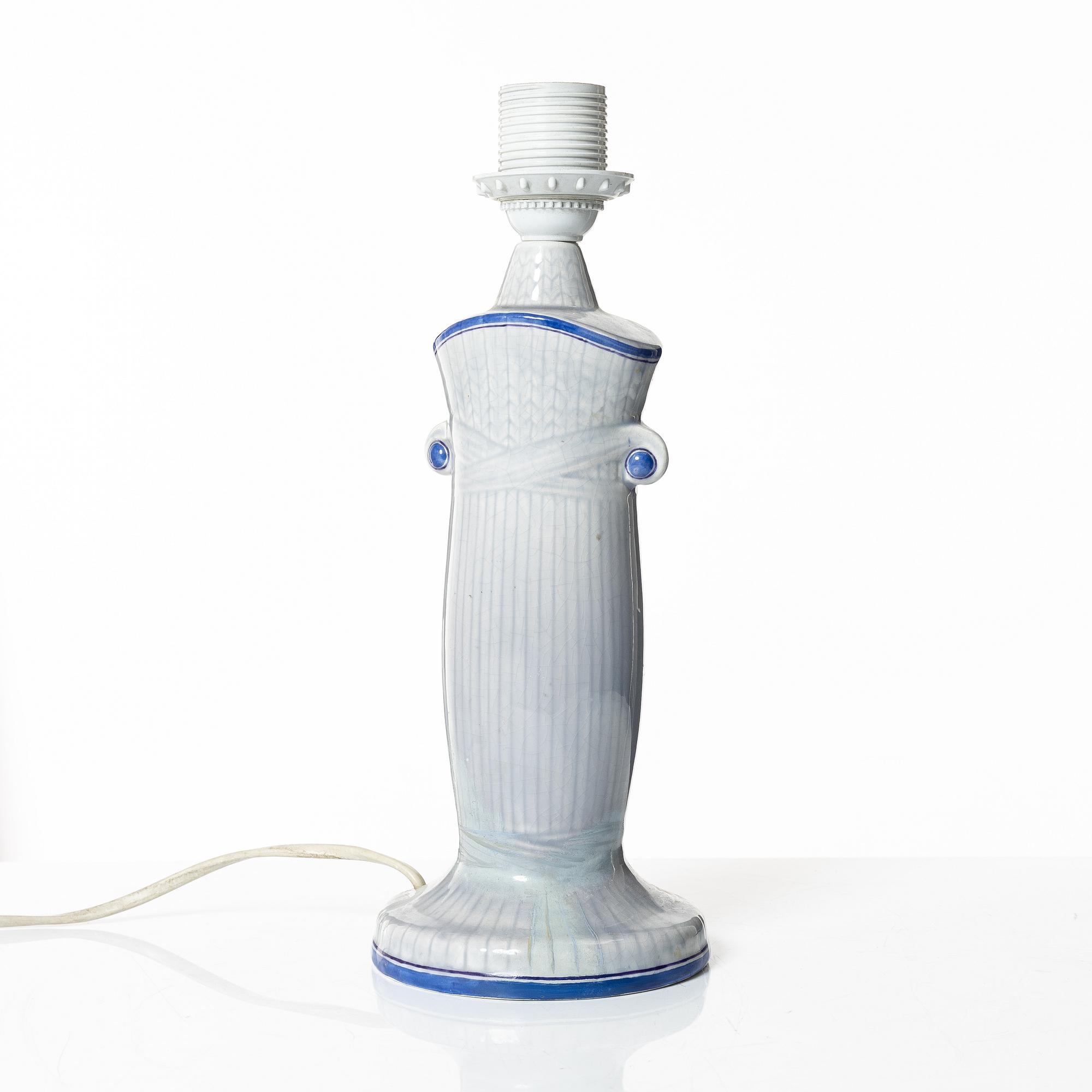 Louise Adelborg, table lamp, Swedish Grace, early 20th century.
