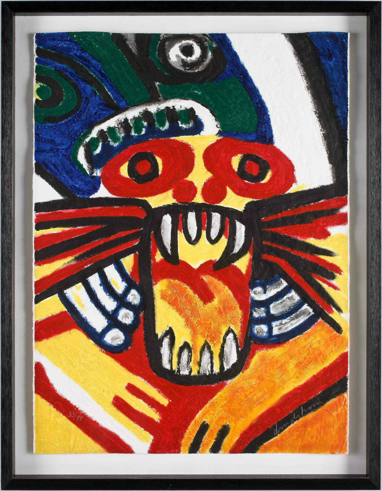 BENGT LINDSTRÖM, carborundumetsning, sign o dat 33/99.