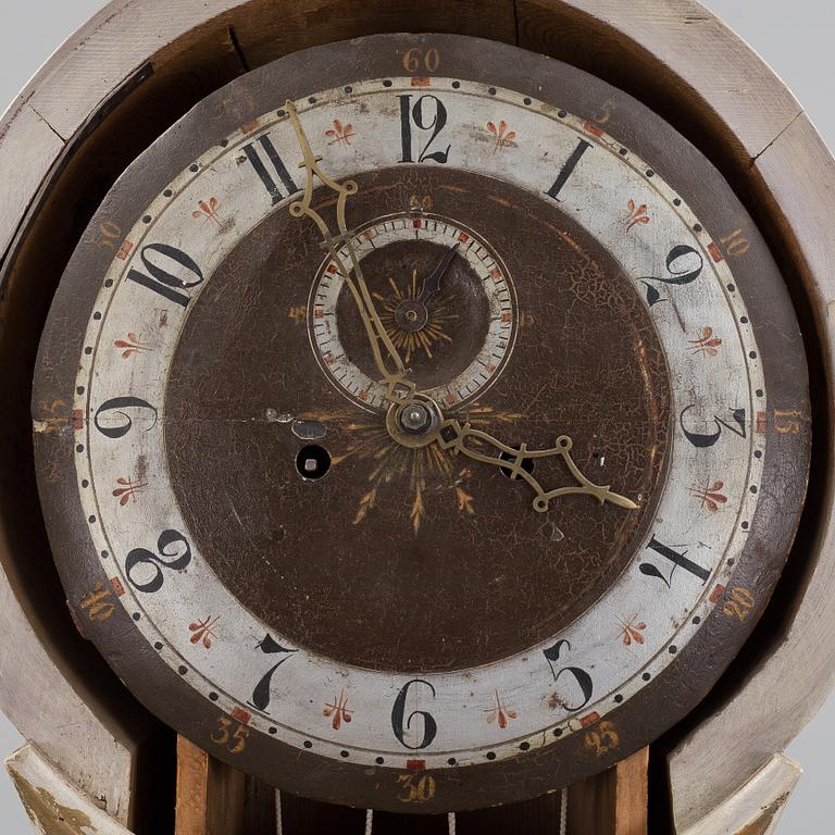 A 19th century longcase clock.