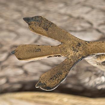 Bordsdekorationer, ett par, silver, Spanien kring 1900-talets mitt.