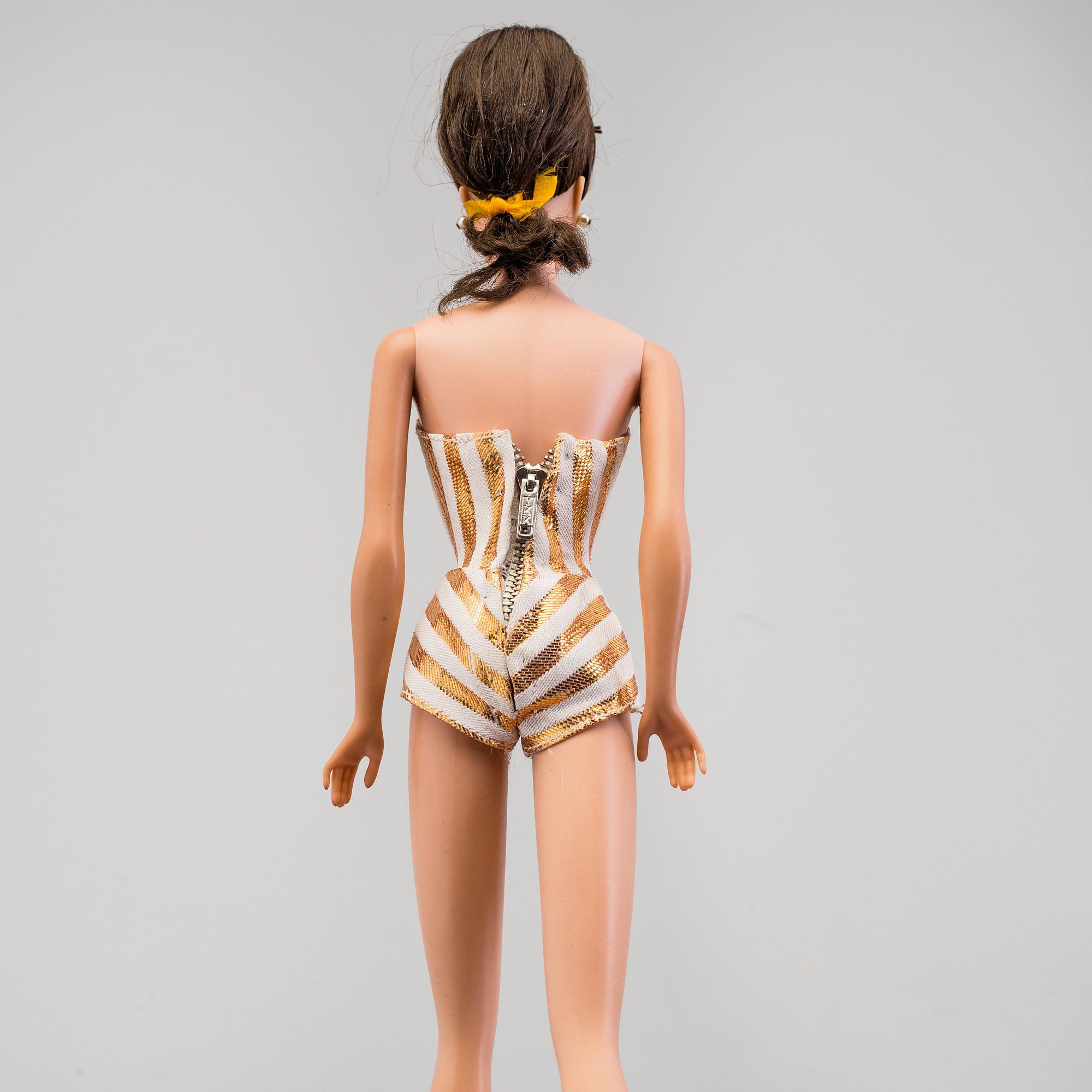 BARBIE OCH HENNES VÄNNER, 9 stycken dockor, Mattel, 1960/70-tal.