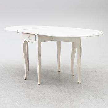 Drop-leaf table, Rococo style, second half of the 20th century.