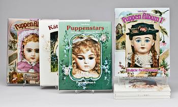 PARTI DOCKLITTERATUR, 6 delar. Puppen Album 1-6.