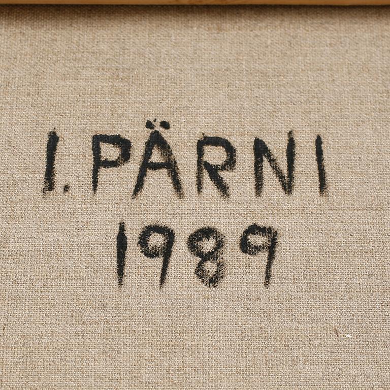 ILKKA PÄRNI, oil on canvas, signed and dated 1989 a tergo.