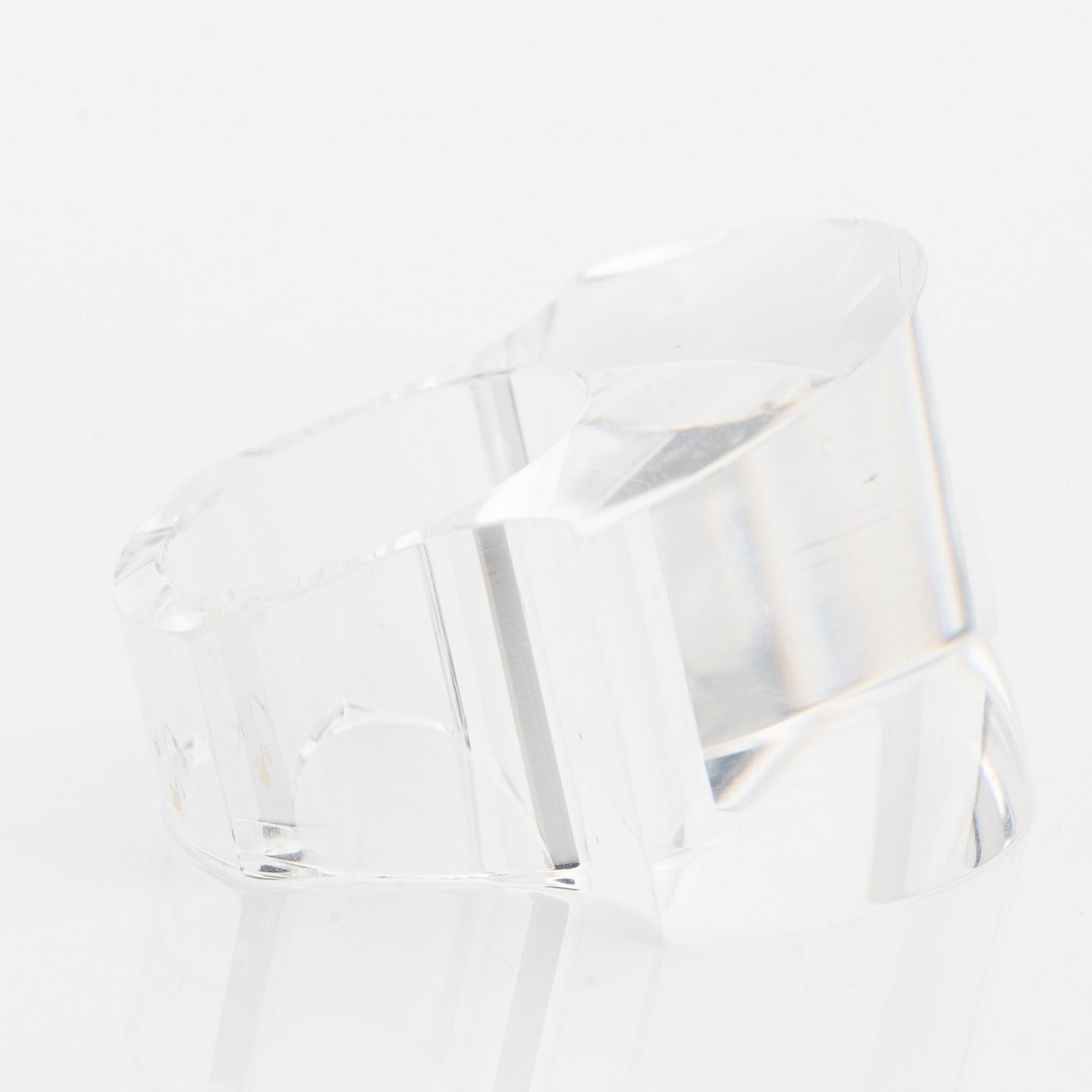 Siv Lagerström, three rings, acrylic plastic, 1970s.