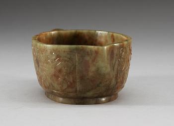 KANNA, nefrit. Qing dynastin.