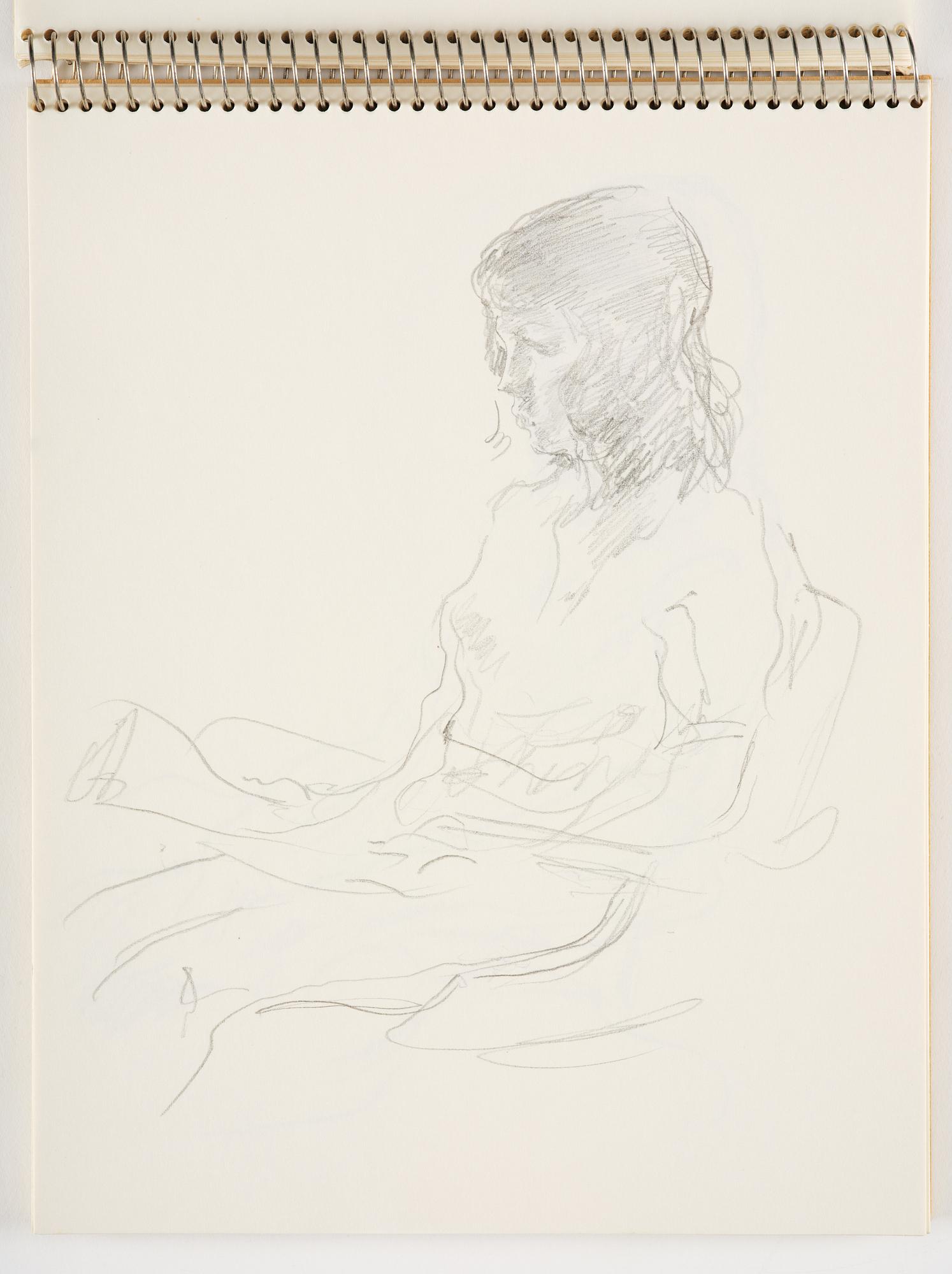 Lotte Laserstein, Sketchbook with approximately 42 drawings, of which 1 is signed.