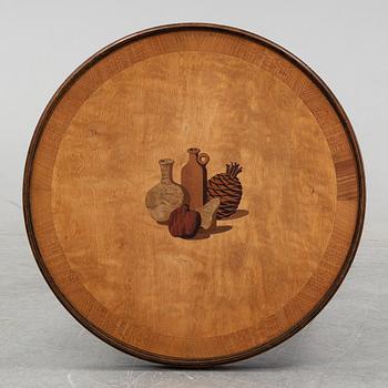 A 1930's birch table.