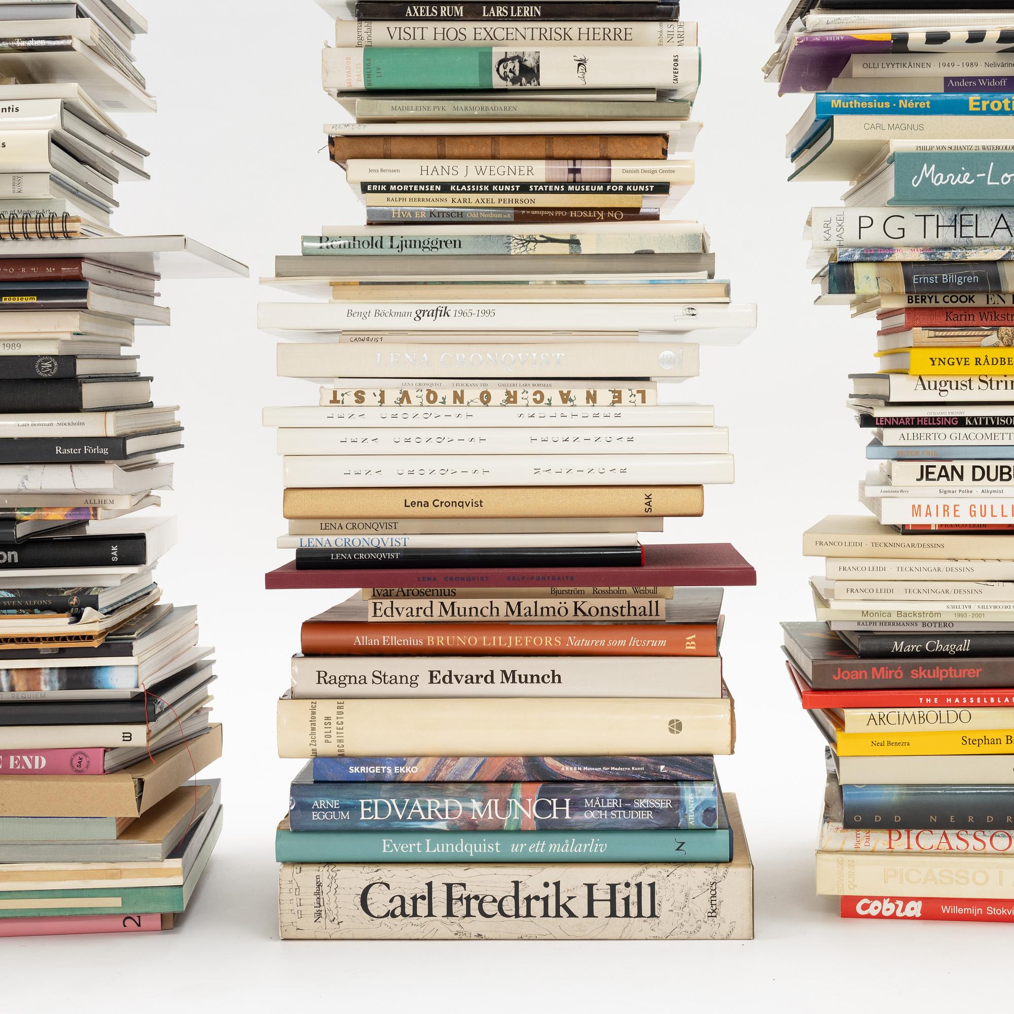 Lars Wetterling's art library.