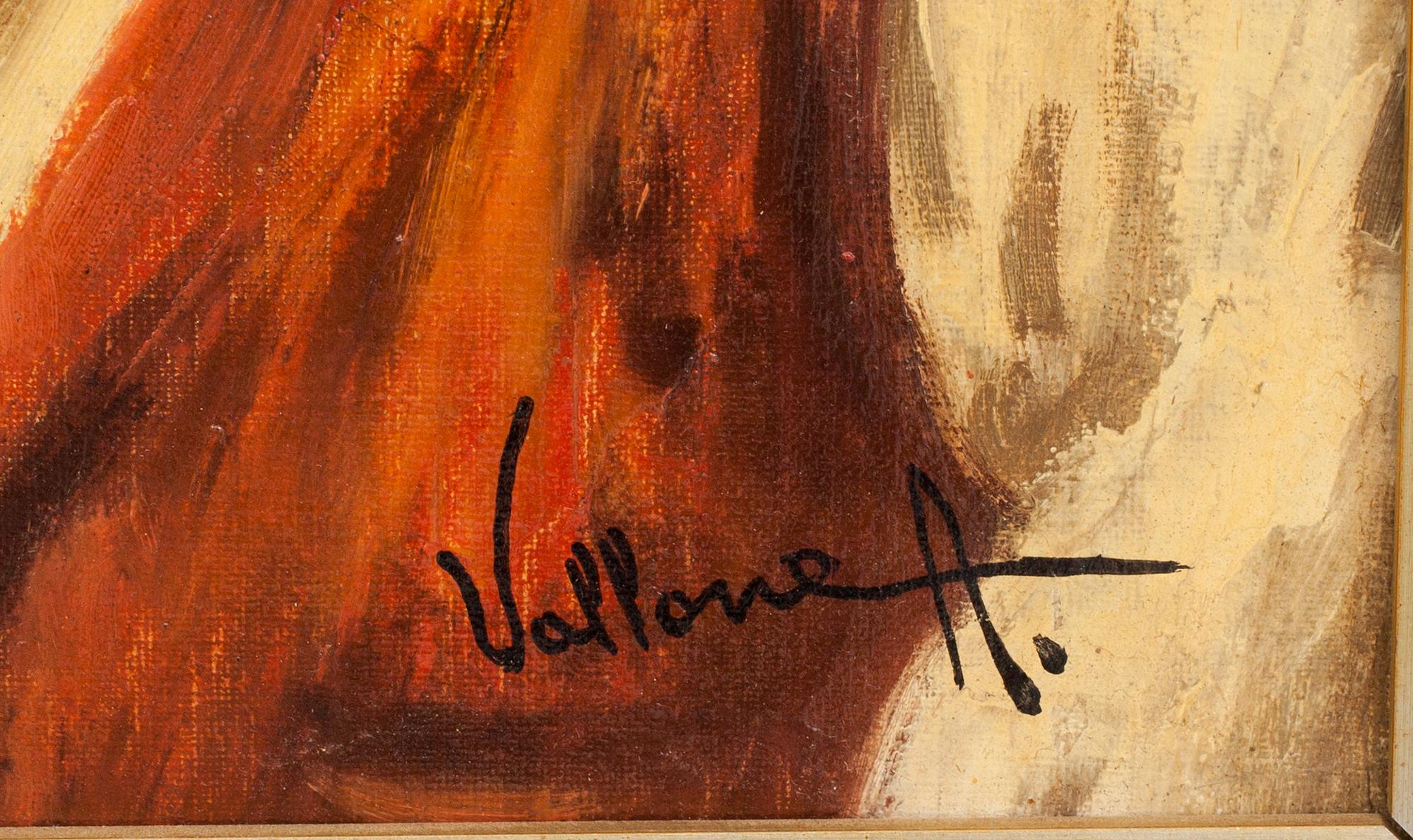 ANTONIO VALLONE, olja på duk, signerad.