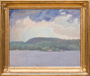 "CLOUDS OVER THE LAKE".