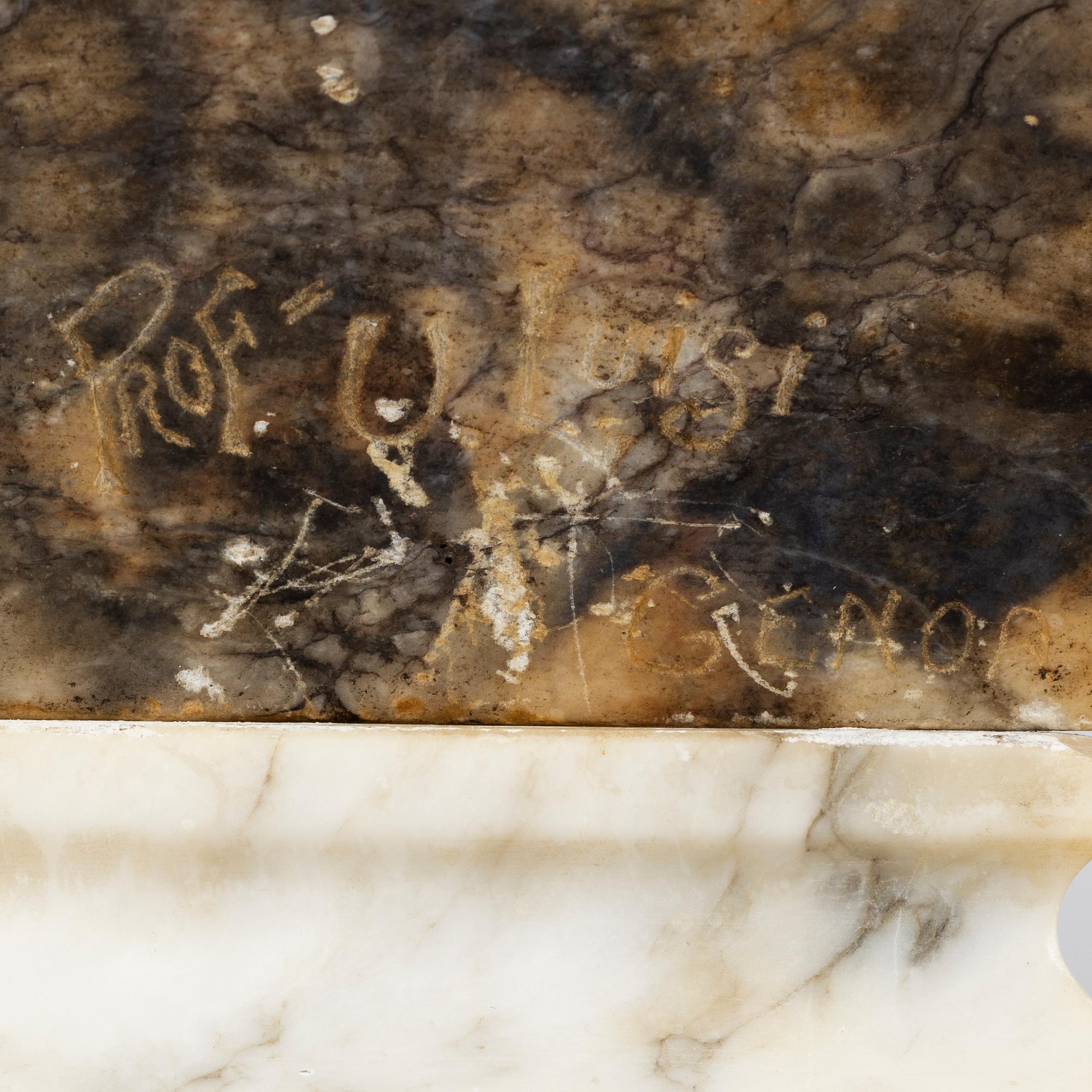 A 20th century marble sculpture.