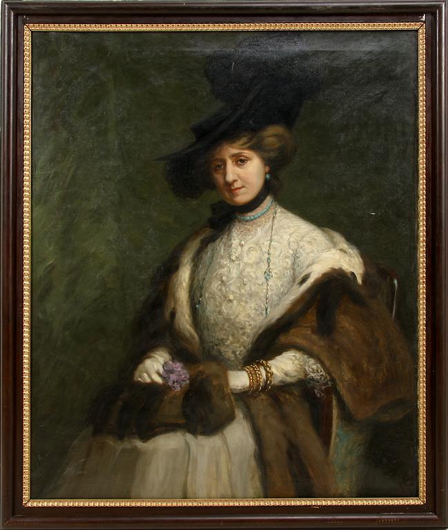 VILHELM HOLMGREN, olja på duk, sign.