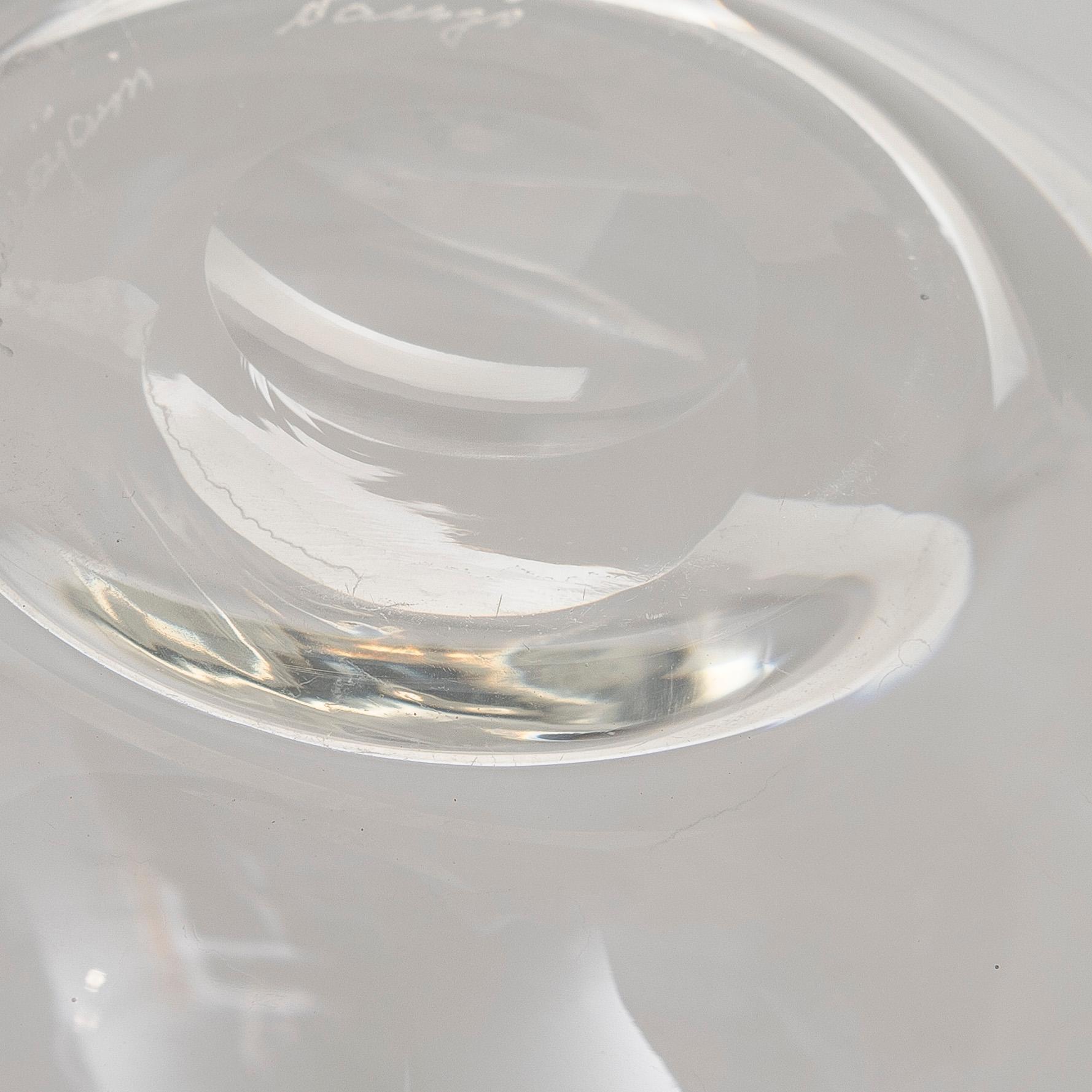 Kaj Franck, a decanter, 'The Bells of Kremlin', signed Nuutajärvi Notsjö.
