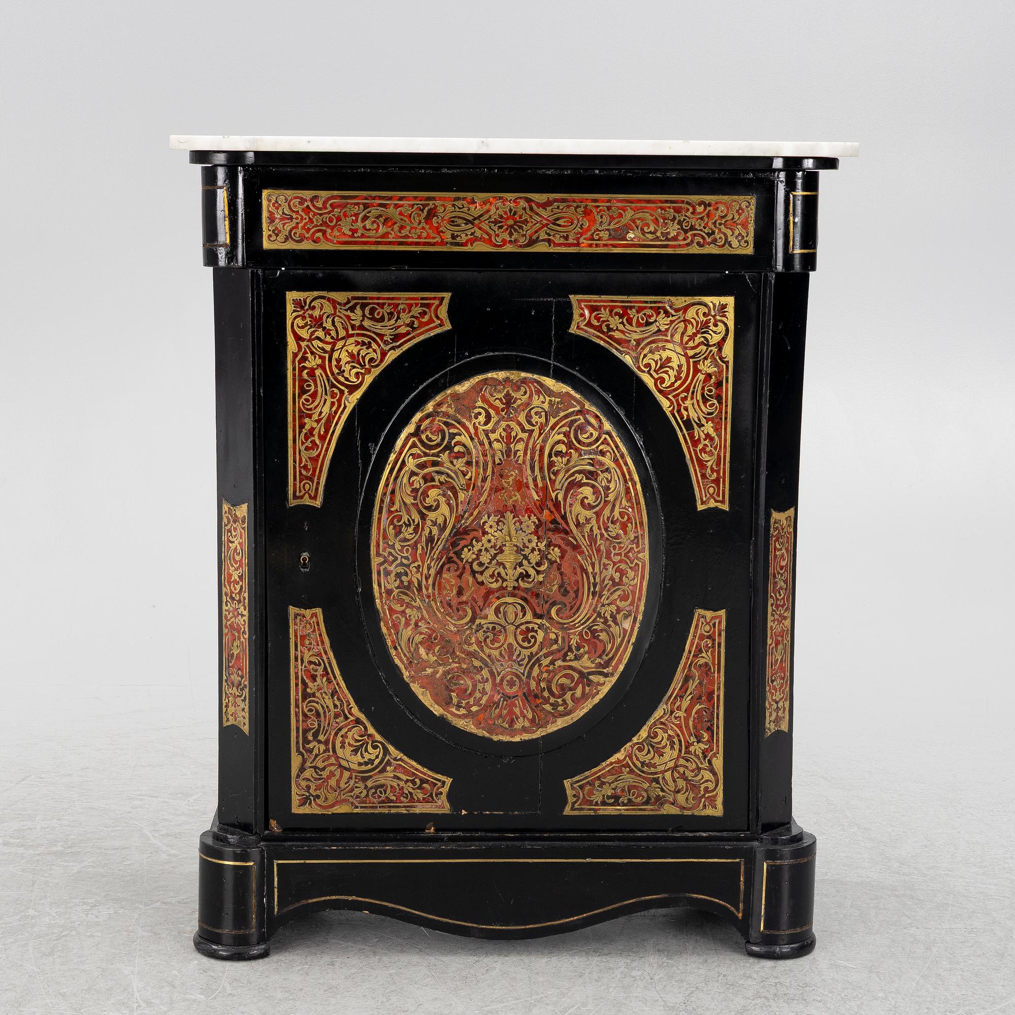 A Boulle style cabinet, circa 1900.