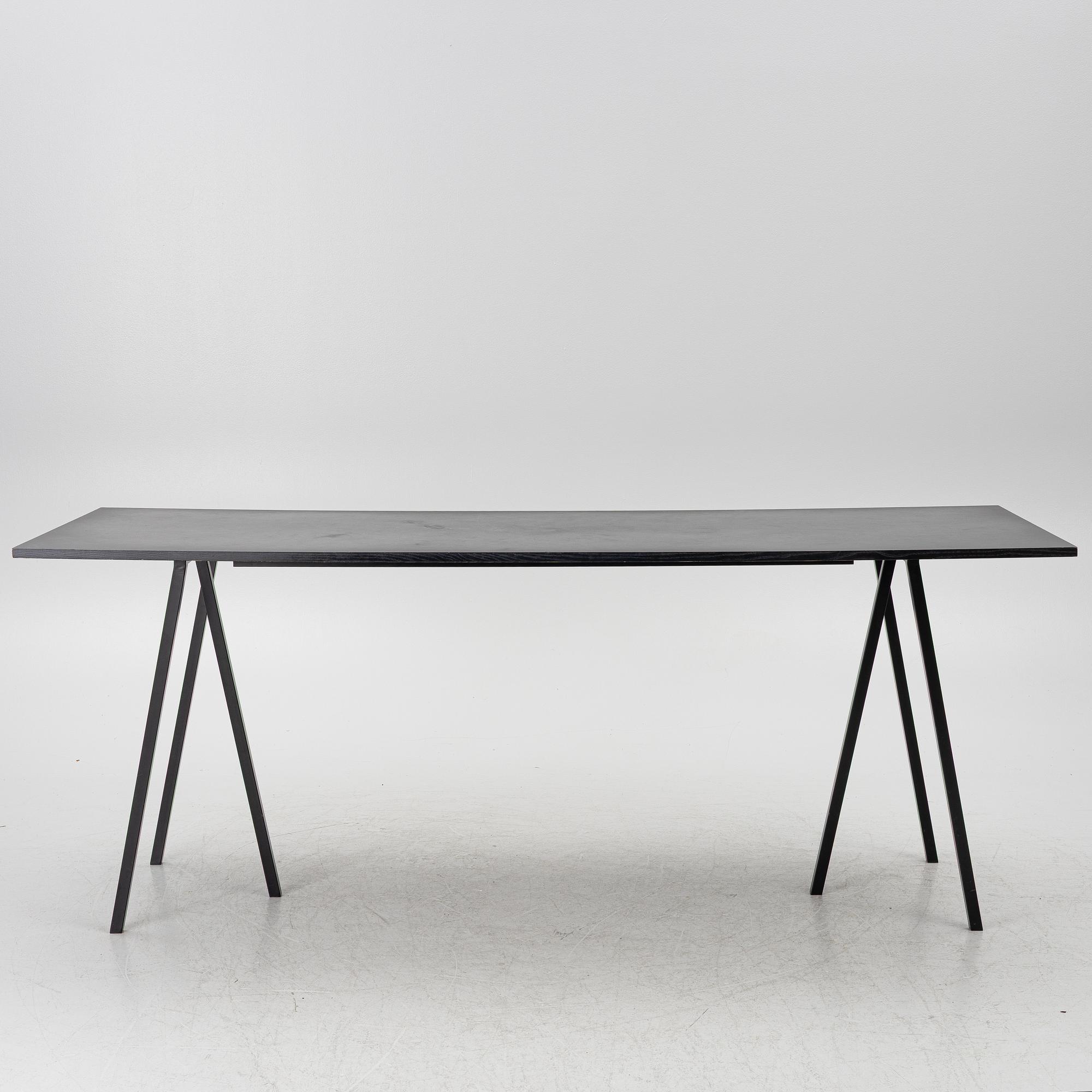 A 'Loop Stand High Table', Hay.