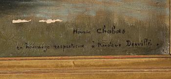 MAURICE CHABAS, tillskriven,  olja på duk, signerad.