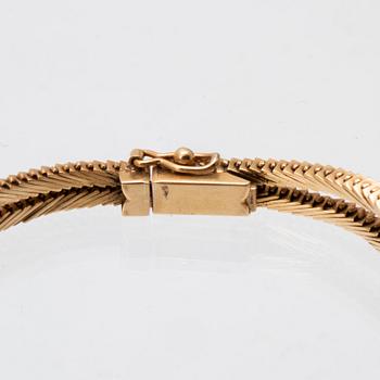 Armband och ring 18K guld.