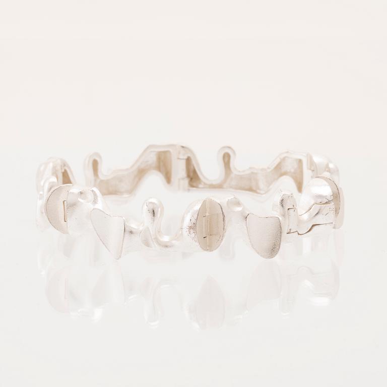 Björn Weckström, armband silver "Cetus" Lapponia 1989.