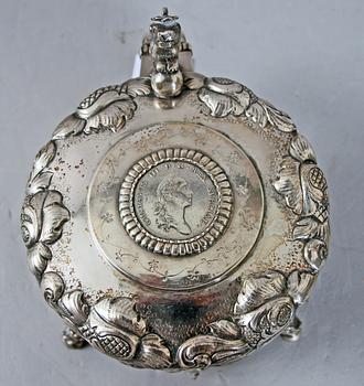 DRYCKESKANNA, silver, barockstil, 1900-talet.