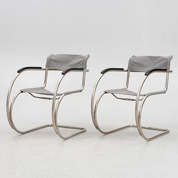 Armchairs, a pair, model 1001/FS. A.W. Nilssons Factories, Malmö 1930s.