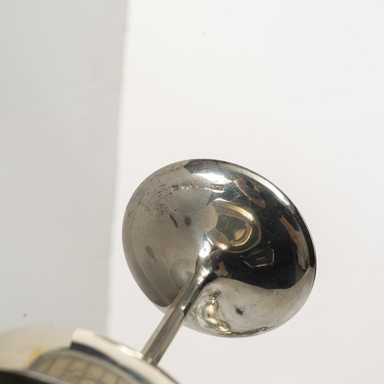 Champagne goblets, 8 similar, silver, including CG Hallberg, Stockholm, 1930.