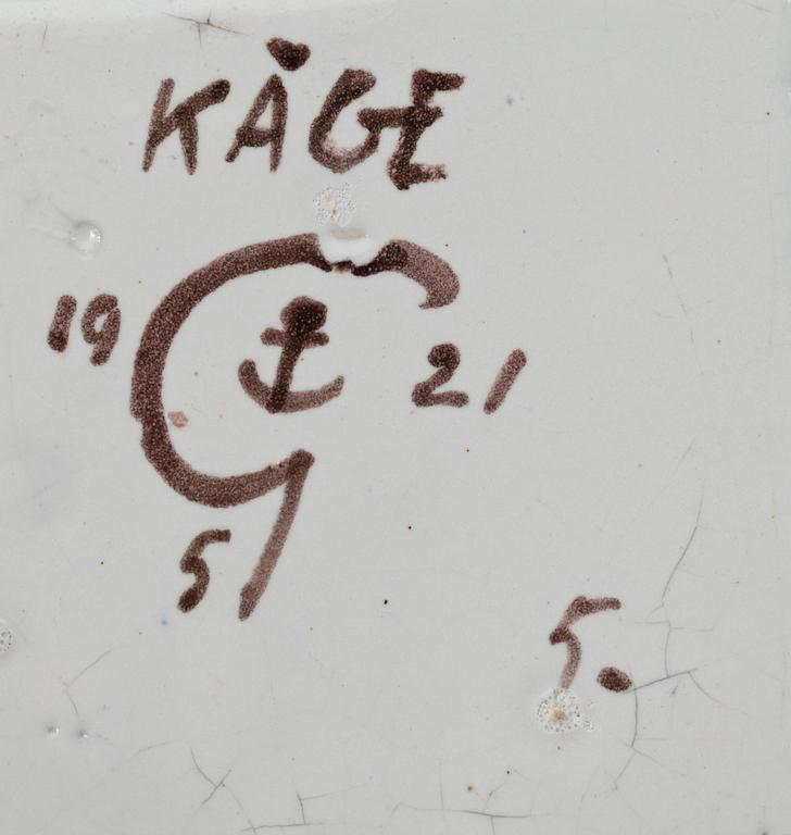 PARTI KERAMIK, 7 delar, stengods o fajans, porslin, Wilhelm Kåge och Josef Ekberg, Gustavsberg. 1920/30-tal.