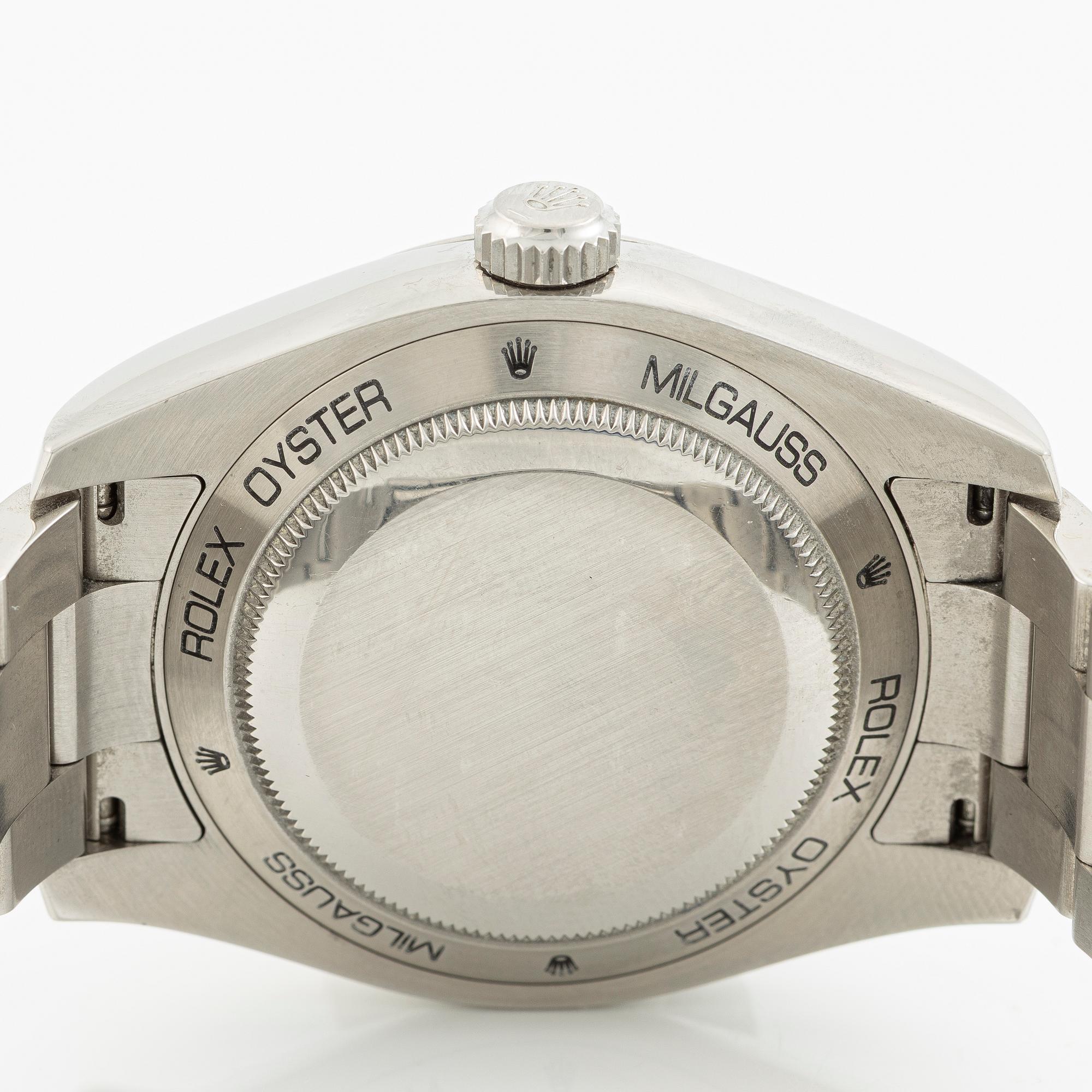 Rolex, Milgauss, armbandsur, 40 mm.