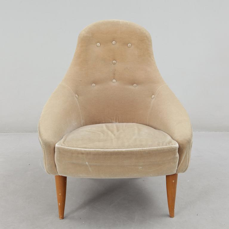 FÅTÖLJ, "Liten Eva", Kerstin Hörlin Holmquist, NK, brickmärkt.