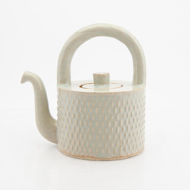 Signe Persson-Melin, a signed glazed stoneware tea pot.