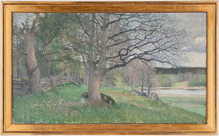 PER AUGUST SUNDBERG, olja på duk, signerad.