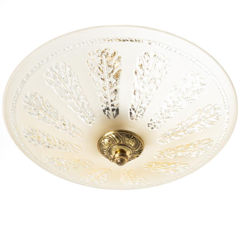 Ceiling light, 1940s.