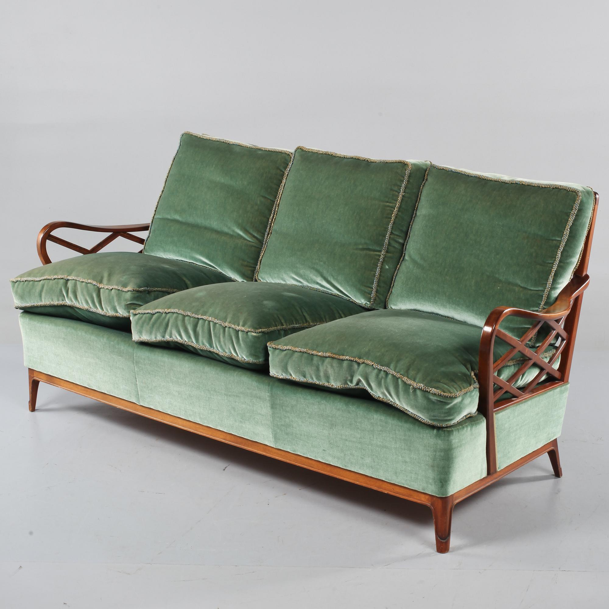 SOFFGRUPP, 3 delar, AB Svenska Möbelfabrikerna, Bodafors, 1940/1950-tal.