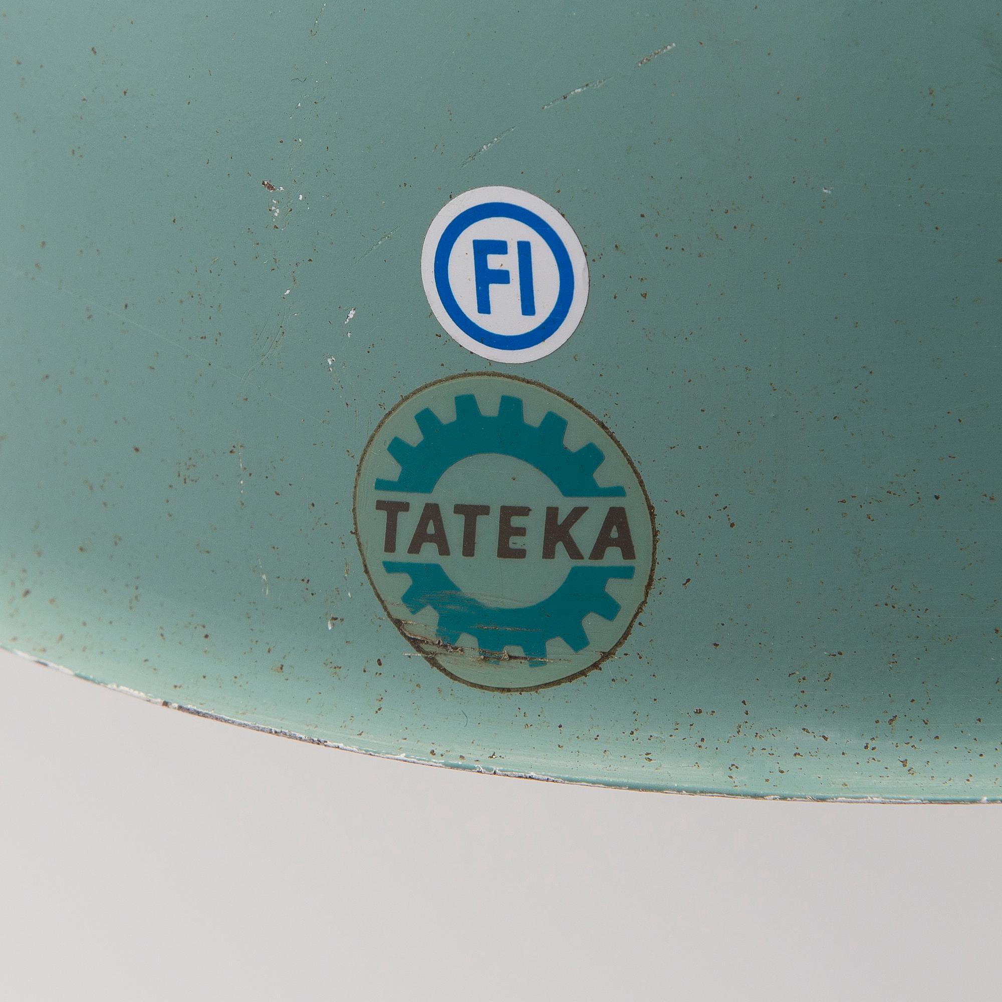 TYÖVALAISIN / KIRJOITUSPÖYDÄN VALAISIN, Tateka, Tampereen Teräskaluste, 1960-luku.