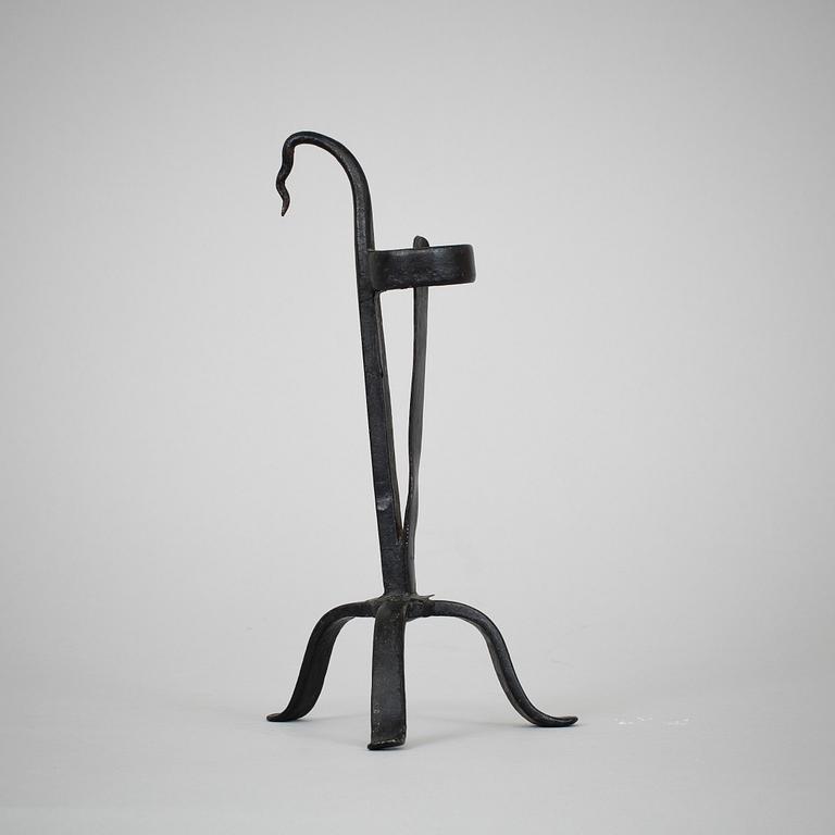 LJUSSTAKE, s k stumpstake, allmoge 1800-tal.