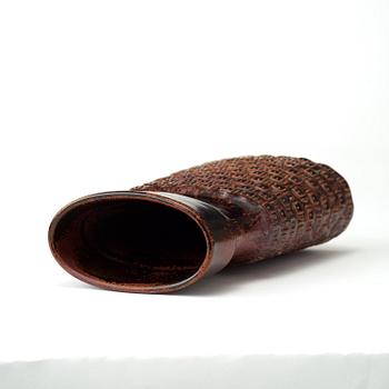 A Stig Lindberg stoneware vase, Gustavsberg studio 1972.