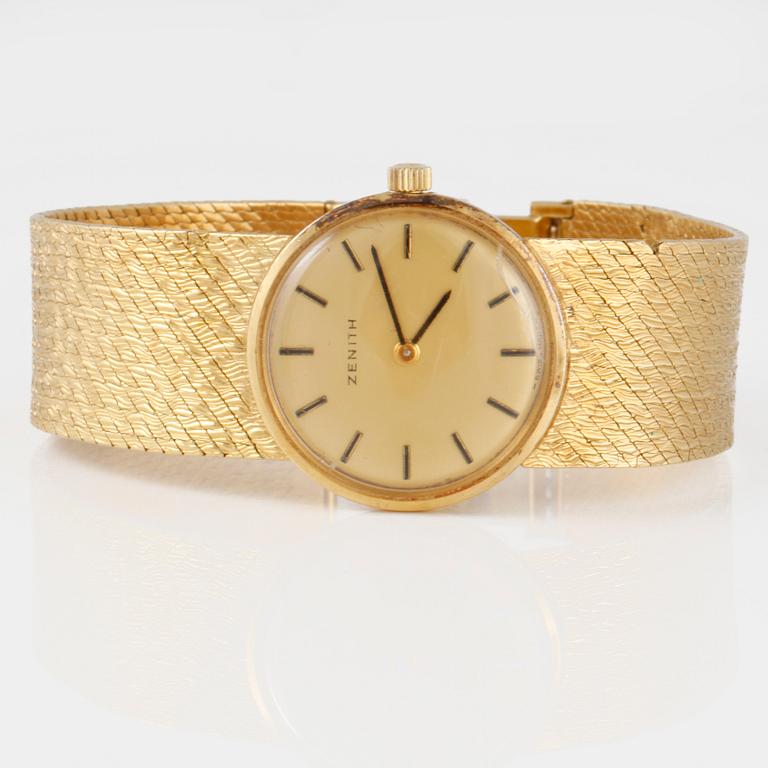 ARMBANDSUR, 18 K guld, Zenith. Vikt 58 g.