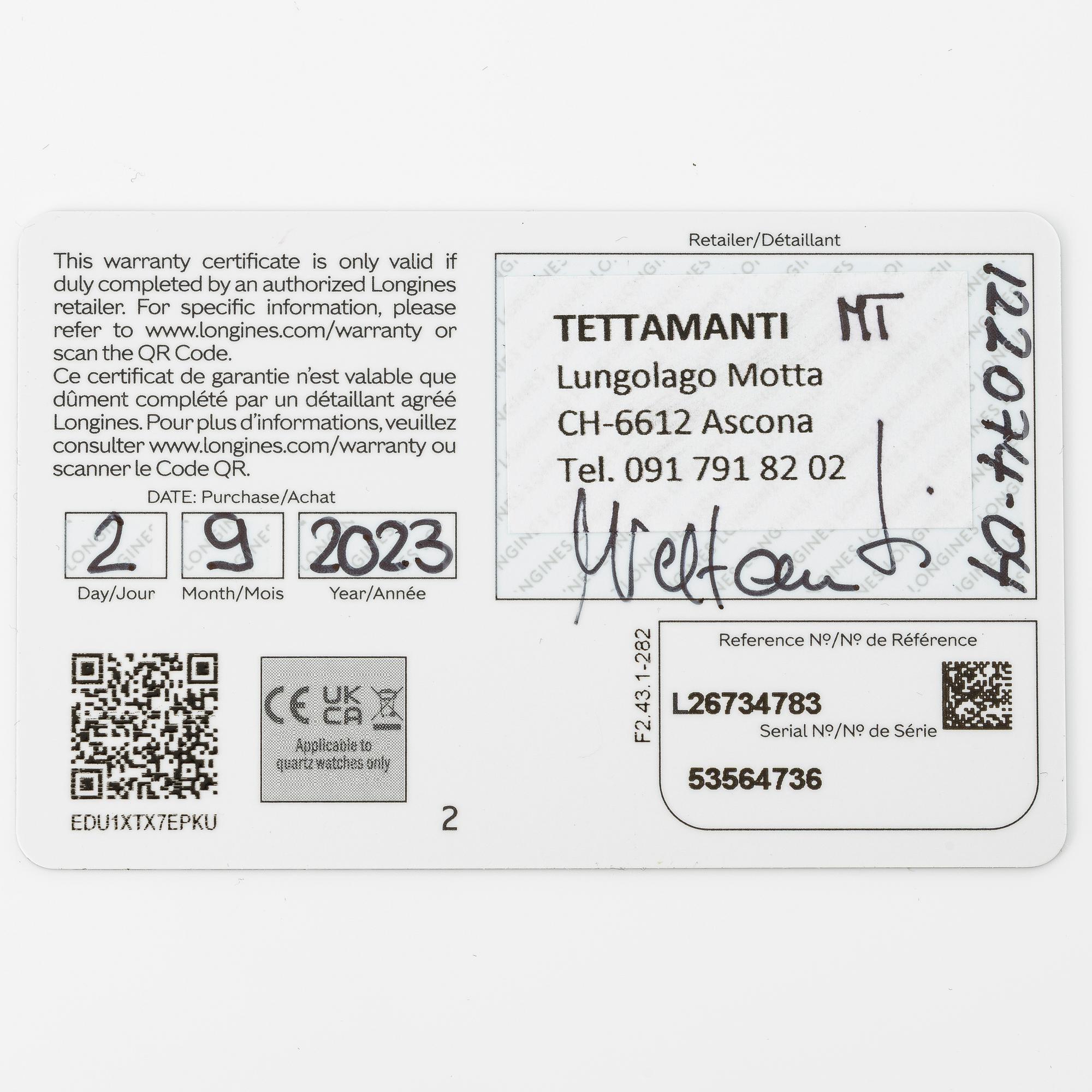 Longines, Master Collection, kronograf, armbandsur, 40 mm.