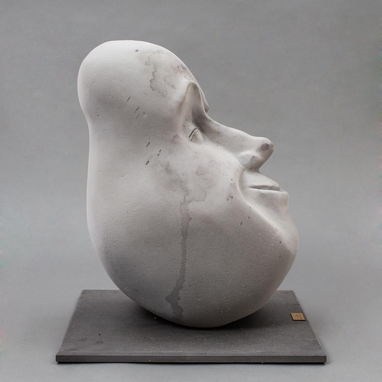 A stone head figure made by JoAnn Tan Studio for NK 2016.