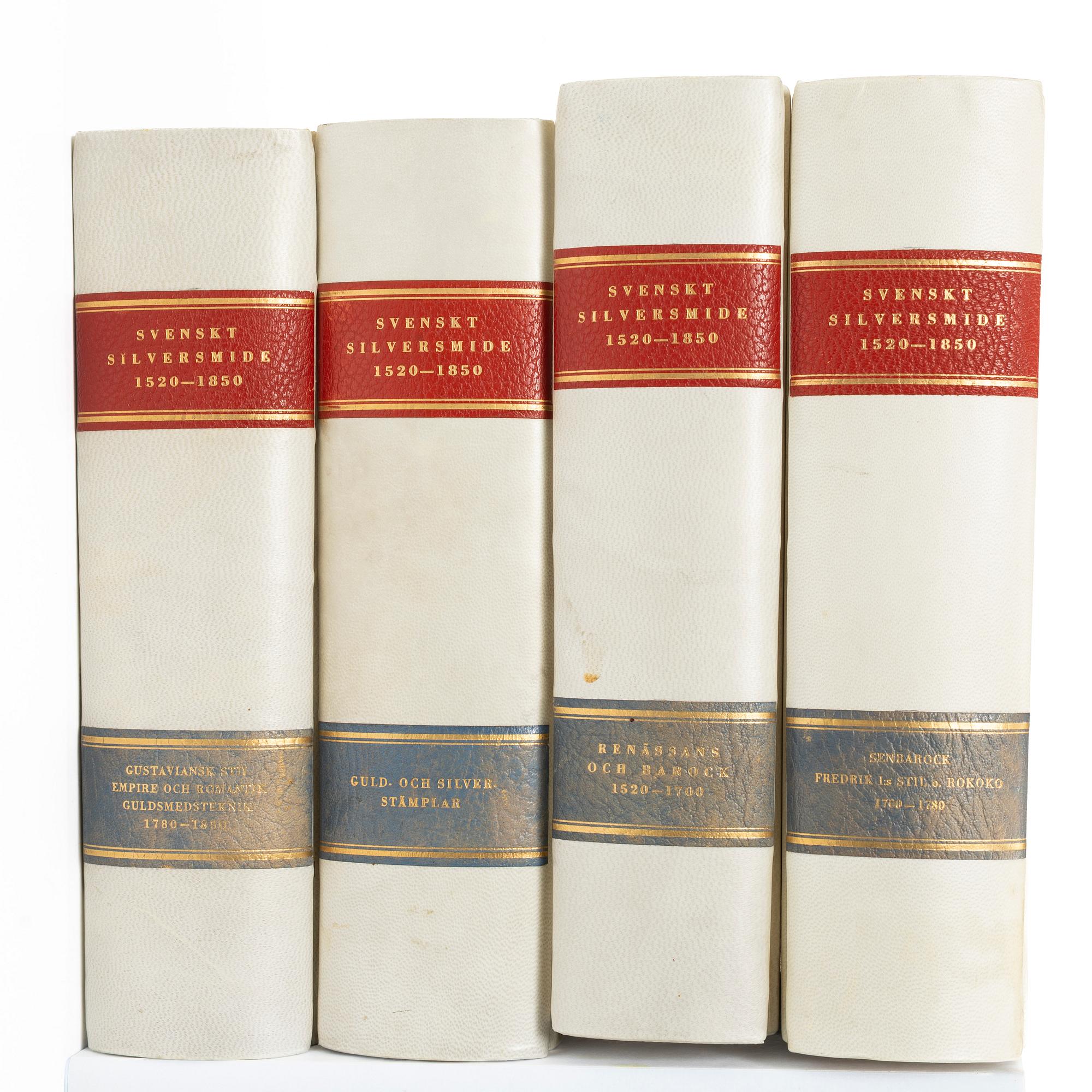 Parti silverlitteratur, 10 volymer.