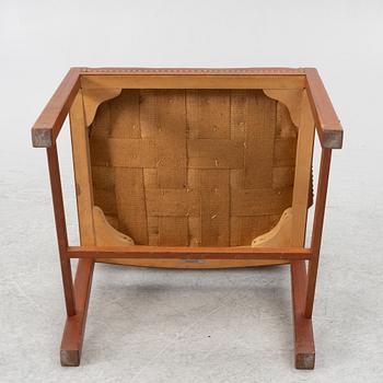 Karmstolar, 5 st, Ernst Bergholm, Västervik, 1900-talets mitt.