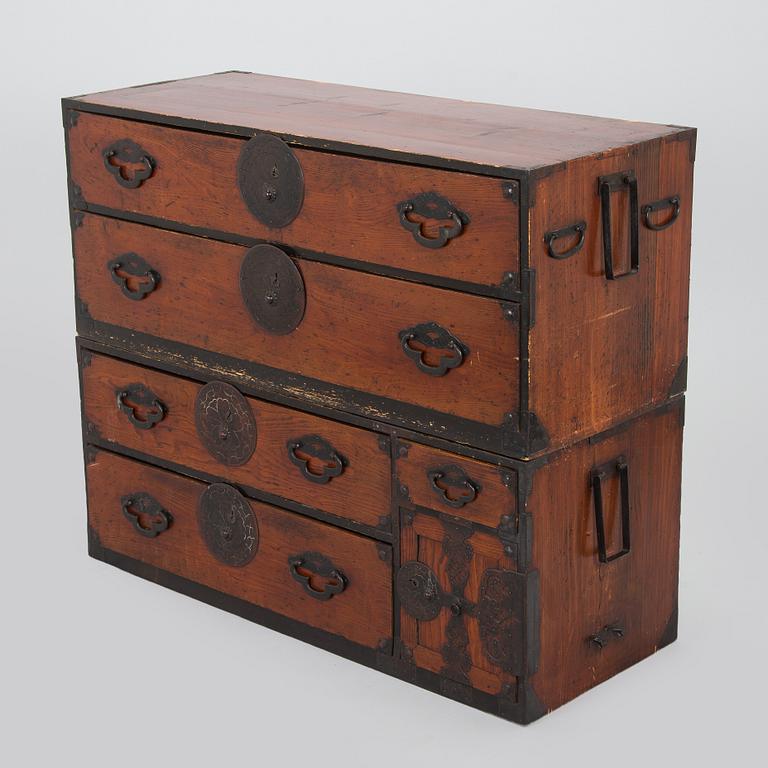 A Corean chest of drawers, mid-20th century.