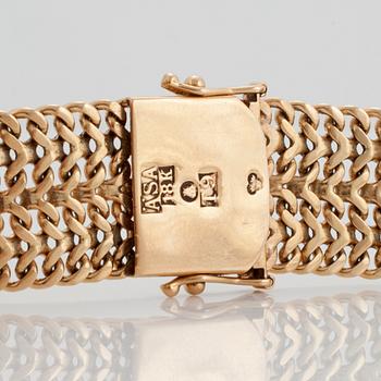 KLOCKLÄNK, 18K guld.