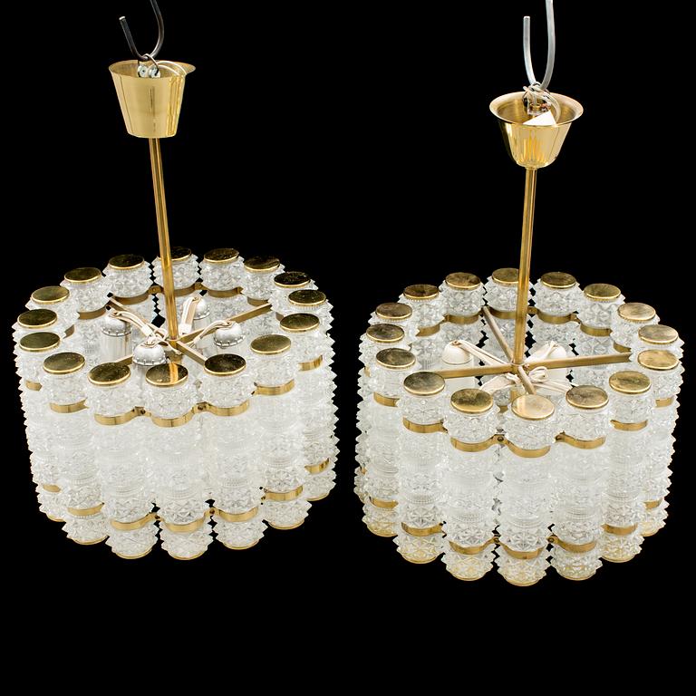 Two 1970s ceiling lamps.