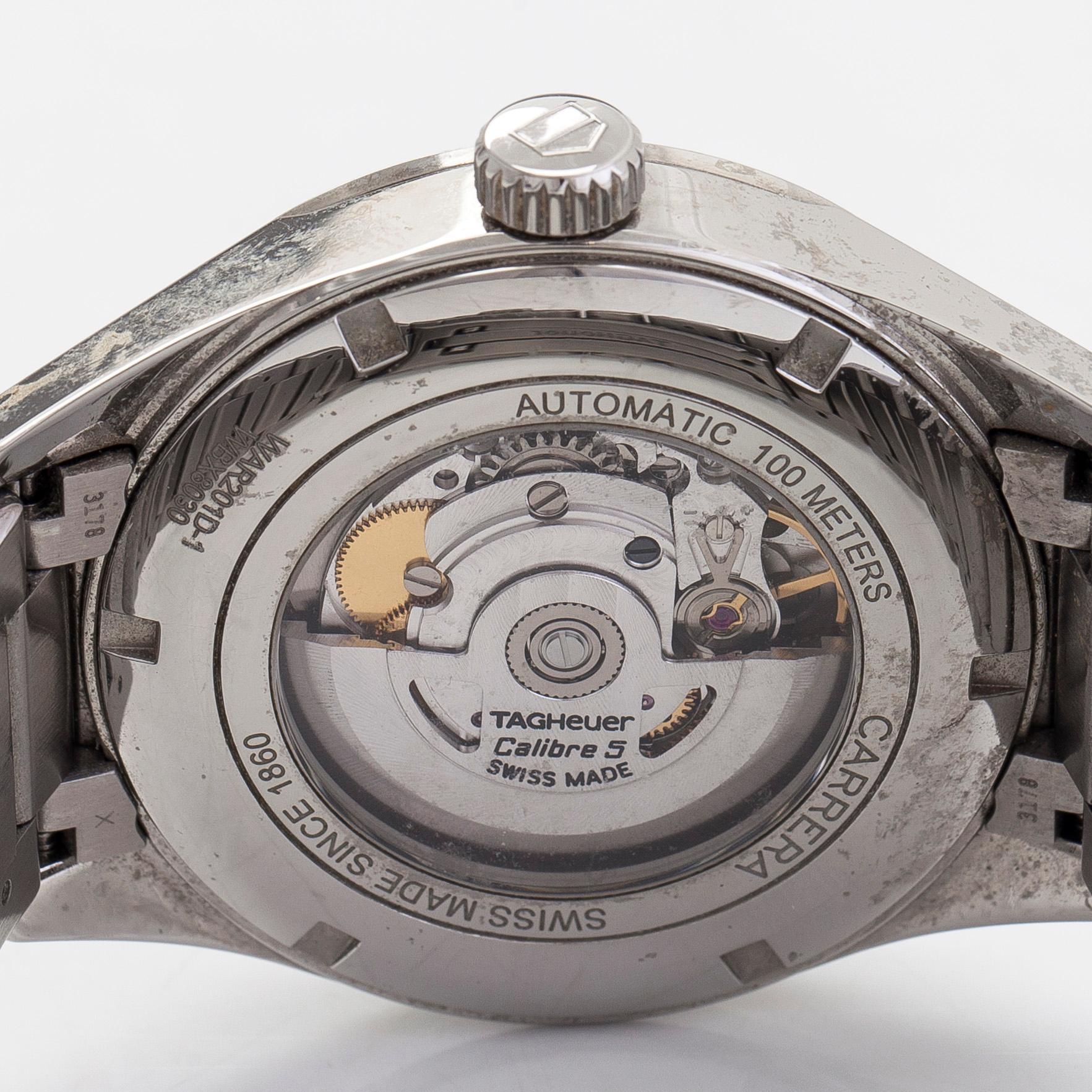 Tag Heuer, Carrera, Calibre 5, armbandsur, 41 mm.