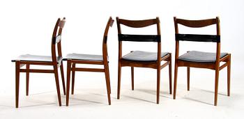 STOLAR, 4 st, Yngve Ekström, Swedese. En brännmärkt.