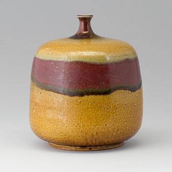 SVEN HOFVERBERG, a stoneware vase, signed SH.