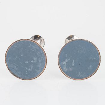 A pair of silver canldesticks, Ceson, Gothenburg 1983.