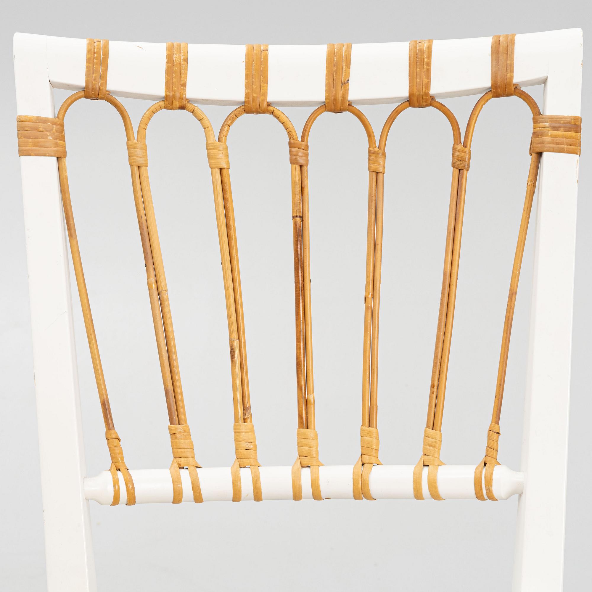Josef Frank, eight model 1165 chairs, Firma Svenskt Tenn, Sweden.